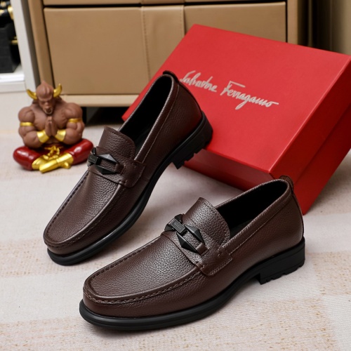 Replica Salvatore Ferragamo Leather Shoes For Men #1156741, $85.00 USD, [ITEM#1156741], Replica Salvatore Ferragamo Leather Shoes outlet from China