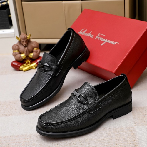 Replica Salvatore Ferragamo Leather Shoes For Men #1156743, $85.00 USD, [ITEM#1156743], Replica Salvatore Ferragamo Leather Shoes outlet from China
