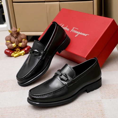 Replica Salvatore Ferragamo Leather Shoes For Men #1156744, $85.00 USD, [ITEM#1156744], Replica Salvatore Ferragamo Leather Shoes outlet from China
