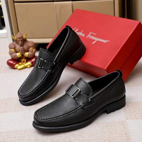 Replica Salvatore Ferragamo Leather Shoes For Men #1156747, $85.00 USD, [ITEM#1156747], Replica Salvatore Ferragamo Leather Shoes outlet from China