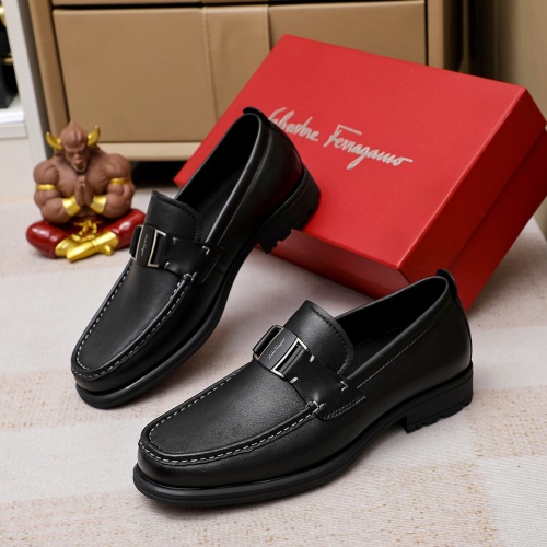 Replica Salvatore Ferragamo Leather Shoes For Men #1156748, $85.00 USD, [ITEM#1156748], Replica Salvatore Ferragamo Leather Shoes outlet from China