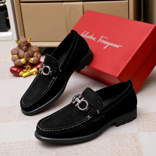 Replica Salvatore Ferragamo Leather Shoes For Men #1156753, $85.00 USD, [ITEM#1156753], Replica Salvatore Ferragamo Leather Shoes outlet from China