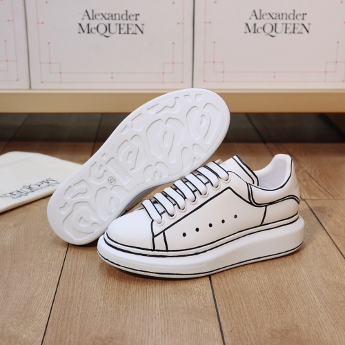 Replica Alexander McQueen Casual Shoes For Women #1156978 $88.00 USD for Wholesale