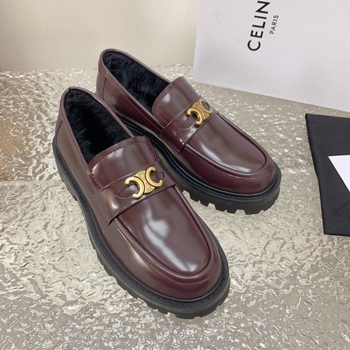 Replica Celine Leather Shoes For Women #1157271, $115.00 USD, [ITEM#1157271], Replica Celine Leather Shoes outlet from China