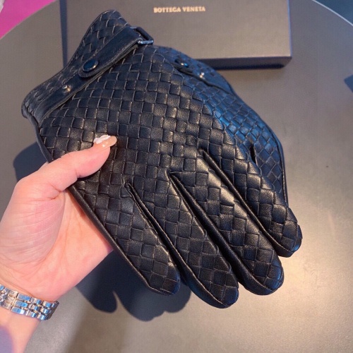 Replica Bottega Veneta BV Gloves For Men #1157865 $76.00 USD for Wholesale
