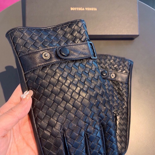 Replica Bottega Veneta BV Gloves For Men #1157865 $76.00 USD for Wholesale