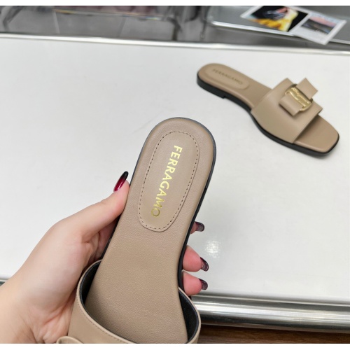 Replica Salvatore Ferragamo Slippers For Women #1157907 $82.00 USD for Wholesale