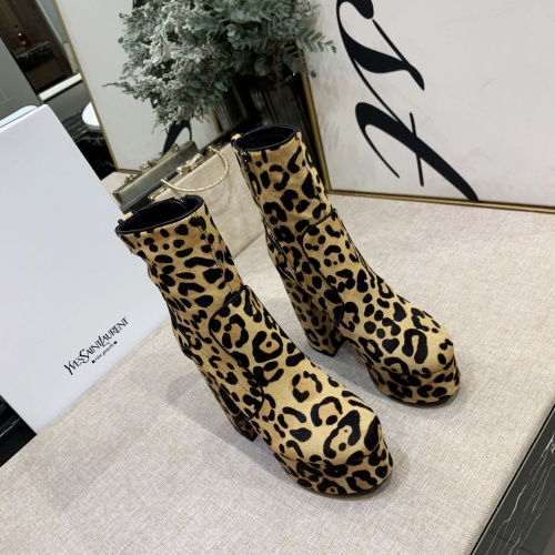 Replica Yves Saint Laurent YSL Boots For Women #1157927 $140.00 USD for Wholesale