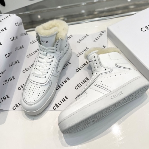 Replica Celine High Top Shoes For Women #1157992, $105.00 USD, [ITEM#1157992], Replica Celine High Top Shoes outlet from China