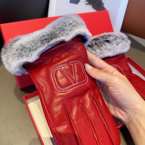 Replica Valentino Gloves For Women #1158040 $48.00 USD for Wholesale