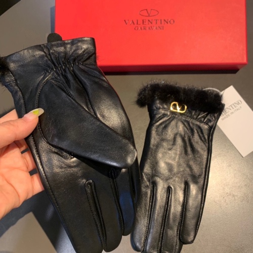 Replica Valentino Gloves For Women #1158041 $56.00 USD for Wholesale