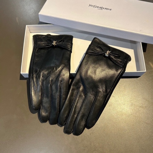 Replica Yves Saint Laurent Gloves For Women #1158048, $48.00 USD, [ITEM#1158048], Replica Yves Saint Laurent Gloves outlet from China