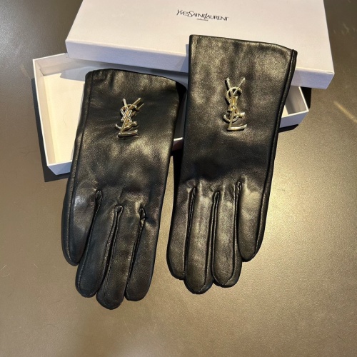 Replica Yves Saint Laurent Gloves For Women #1158051, $48.00 USD, [ITEM#1158051], Replica Yves Saint Laurent Gloves outlet from China