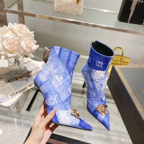 Replica Versace Boots For Women #1158234, $130.00 USD, [ITEM#1158234], Replica Versace Boots outlet from China