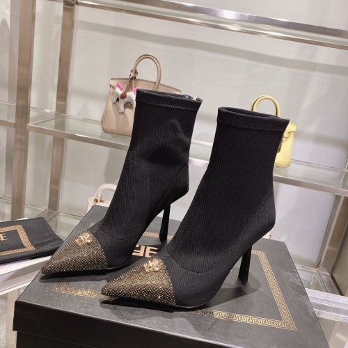 Replica Versace Boots For Women #1158238, $140.00 USD, [ITEM#1158238], Replica Versace Boots outlet from China