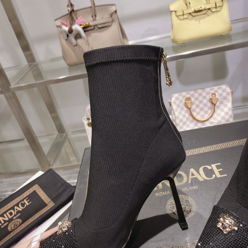 Replica Versace Boots For Women #1158239 $140.00 USD for Wholesale