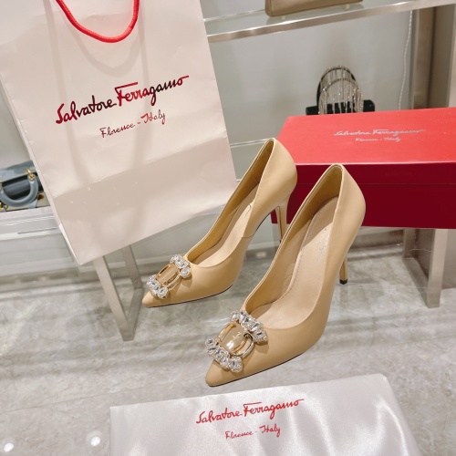 Replica Salvatore Ferragamo High-Heeled Shoes For Women #1158255, $100.00 USD, [ITEM#1158255], Replica Salvatore Ferragamo High-Heeled Shoes outlet from China