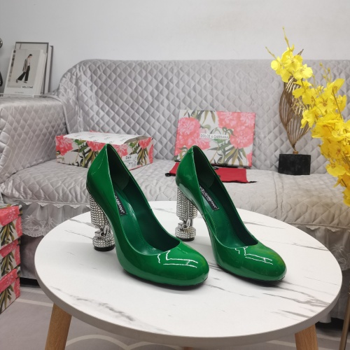 Replica Dolce &amp; Gabbana D&amp;G High-Heeled Shoes For Women #1158299, $155.00 USD, [ITEM#1158299], Replica Dolce &amp; Gabbana D&amp;G High-Heeled Shoes outlet from China