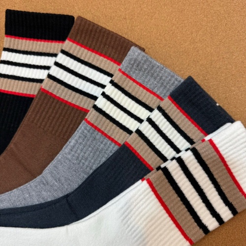 Replica Burberry Socks For Women #1158351 $32.00 USD for Wholesale