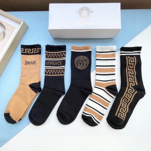Replica Versace Socks #1158415, $32.00 USD, [ITEM#1158415], Replica Versace Socks outlet from China