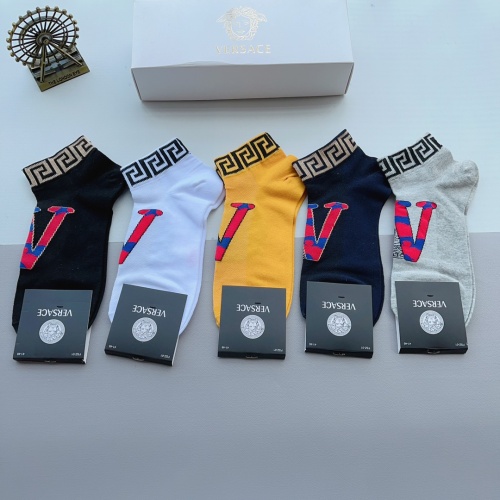 Replica Versace Socks For Men #1158478, $27.00 USD, [ITEM#1158478], Replica Versace Socks outlet from China