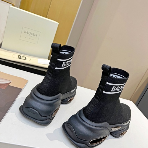 Replica Balmain Boots For Women #1159021 $165.00 USD for Wholesale