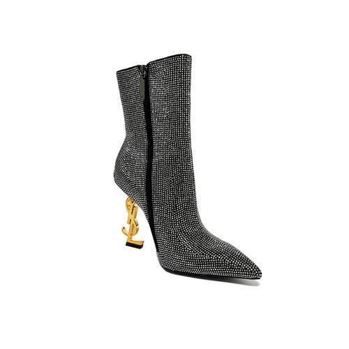 Replica Yves Saint Laurent YSL Boots For Women #1159073 $202.00 USD for Wholesale