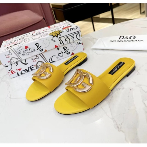Replica Dolce &amp; Gabbana D&amp;G Slippers For Women #1159435, $80.00 USD, [ITEM#1159435], Replica Dolce &amp; Gabbana D&amp;G Slippers outlet from China