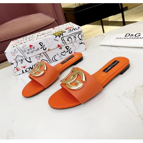 Replica Dolce &amp; Gabbana D&amp;G Slippers For Women #1159436, $80.00 USD, [ITEM#1159436], Replica Dolce &amp; Gabbana D&amp;G Slippers outlet from China
