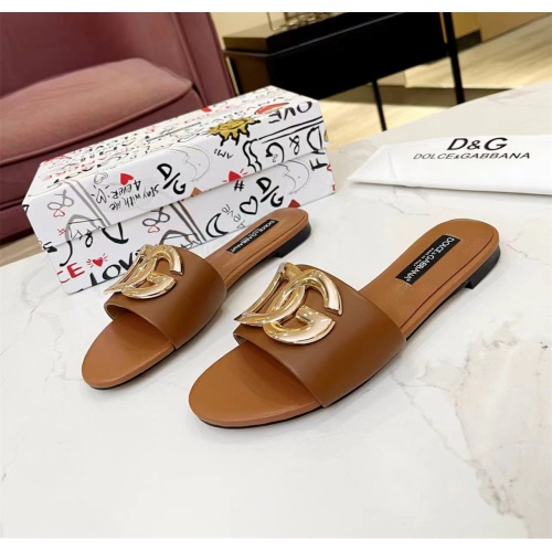 Replica Dolce &amp; Gabbana D&amp;G Slippers For Women #1159437, $80.00 USD, [ITEM#1159437], Replica Dolce &amp; Gabbana D&amp;G Slippers outlet from China