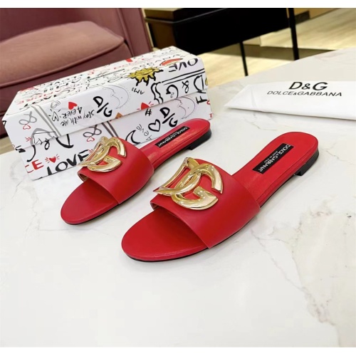 Replica Dolce &amp; Gabbana D&amp;G Slippers For Women #1159439, $80.00 USD, [ITEM#1159439], Replica Dolce &amp; Gabbana D&amp;G Slippers outlet from China