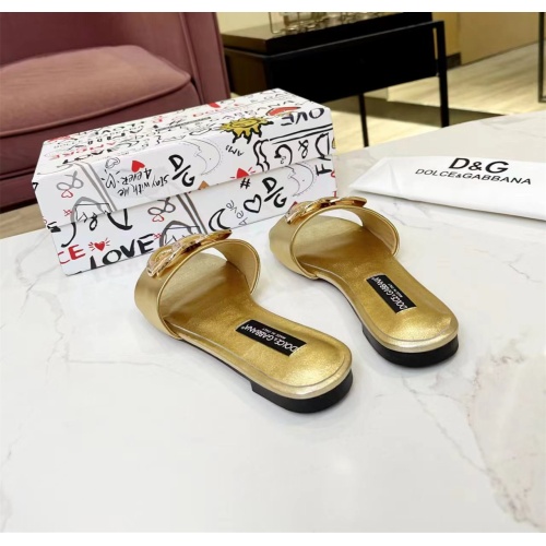 Replica Dolce & Gabbana D&G Slippers For Women #1159442 $80.00 USD for Wholesale