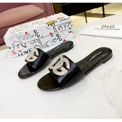 Replica Dolce &amp; Gabbana D&amp;G Slippers For Women #1159451, $82.00 USD, [ITEM#1159451], Replica Dolce &amp; Gabbana D&amp;G Slippers outlet from China