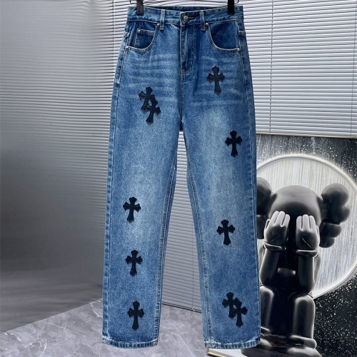 Replica Chrome Hearts Jeans For Unisex #1159561, $60.00 USD, [ITEM#1159561], Replica Chrome Hearts Jeans outlet from China
