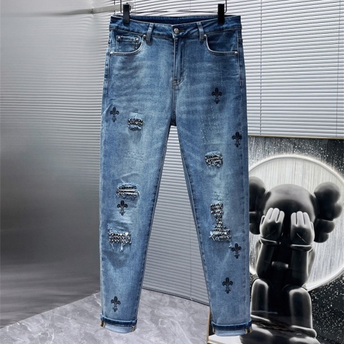 Replica Chrome Hearts Jeans For Unisex #1159562, $60.00 USD, [ITEM#1159562], Replica Chrome Hearts Jeans outlet from China