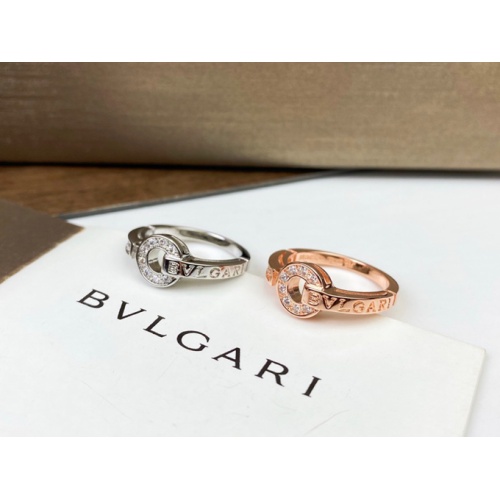 Replica Bvlgari Rings For Women #1160202 $25.00 USD for Wholesale