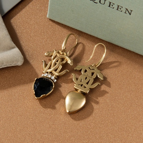 Replica Alexander McQueen Earrings For Women #1160486 $32.00 USD for Wholesale