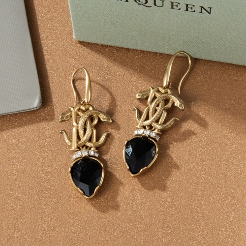 Replica Alexander McQueen Earrings For Women #1160486 $32.00 USD for Wholesale