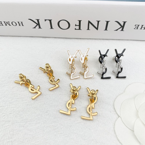 Replica Yves Saint Laurent YSL Earrings For Women #1160600 $25.00 USD for Wholesale