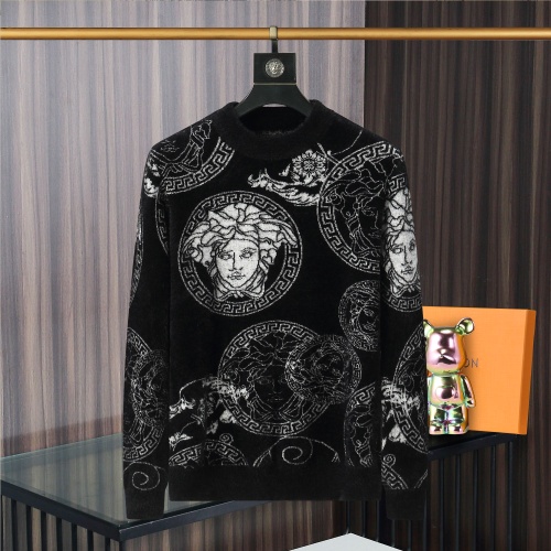 Replica Versace Sweaters Long Sleeved For Men #1161853, $45.00 USD, [ITEM#1161853], Replica Versace Sweaters outlet from China