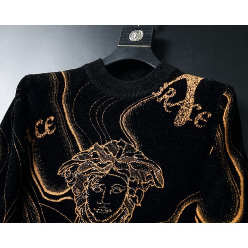 Replica Versace Sweaters Long Sleeved For Men #1161883 $48.00 USD for Wholesale