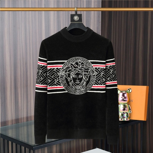 Replica Versace Sweaters Long Sleeved For Men #1161885, $48.00 USD, [ITEM#1161885], Replica Versace Sweaters outlet from China