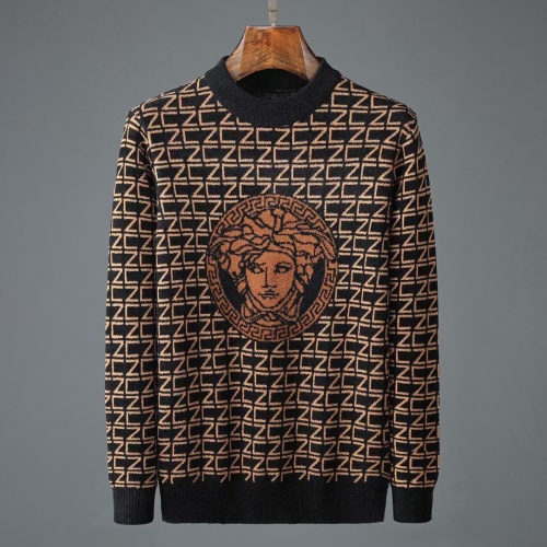 Replica Versace Sweaters Long Sleeved For Men #1161903, $42.00 USD, [ITEM#1161903], Replica Versace Sweaters outlet from China