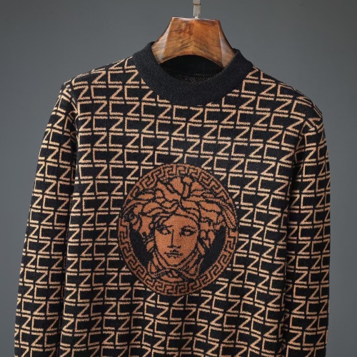 Replica Versace Sweaters Long Sleeved For Men #1161903 $42.00 USD for Wholesale