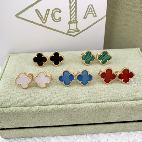 Replica Van Cleef & Arpels Earrings For Women #1162173 $27.00 USD for Wholesale