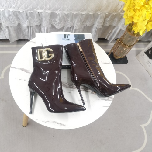 Replica Dolce &amp; Gabbana D&amp;G Boots For Women #1162375, $158.00 USD, [ITEM#1162375], Replica Dolce &amp; Gabbana D&amp;G Boots outlet from China