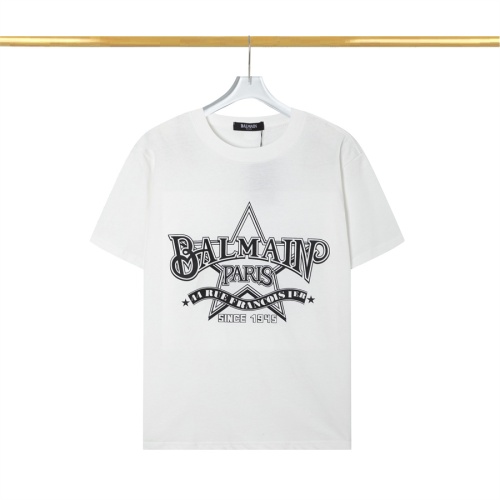 Replica Balmain T-Shirts Short Sleeved For Men #1162546, $32.00 USD, [ITEM#1162546], Replica Balmain T-Shirts outlet from China