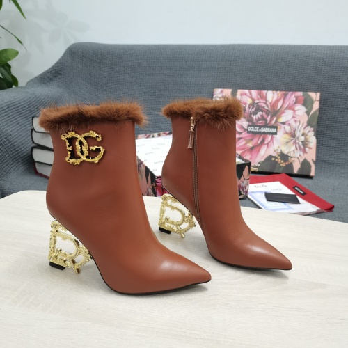 Replica Dolce &amp; Gabbana D&amp;G Boots For Women #1163071, $175.00 USD, [ITEM#1163071], Replica Dolce &amp; Gabbana D&amp;G Boots outlet from China