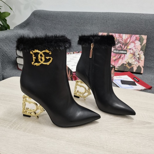Replica Dolce &amp; Gabbana D&amp;G Boots For Women #1163072, $175.00 USD, [ITEM#1163072], Replica Dolce &amp; Gabbana D&amp;G Boots outlet from China