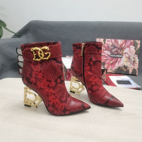 Replica Dolce &amp; Gabbana D&amp;G Boots For Women #1163111, $172.00 USD, [ITEM#1163111], Replica Dolce &amp; Gabbana D&amp;G Boots outlet from China